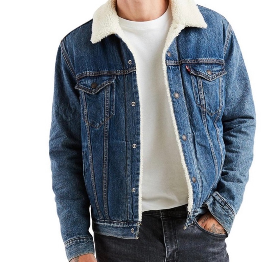 Levi’s | Denim Sherpa Trucker Jacket NWT